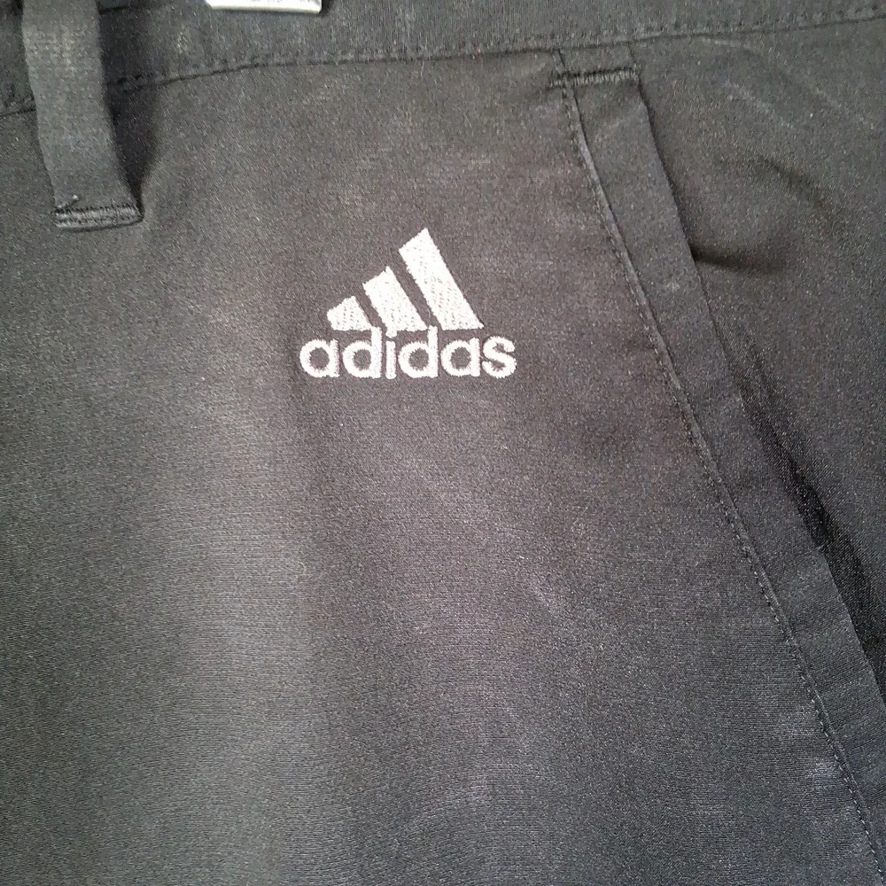 Adidas Golf Primegreen Tapered Pants Men Size 40x30 Black Stretch Light Weight‎